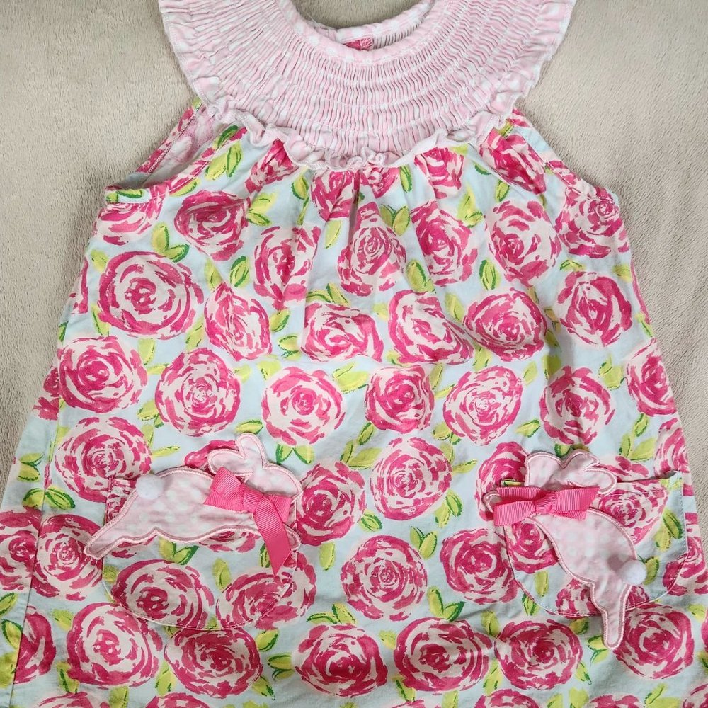 Mud Pie Floral Smock Dress